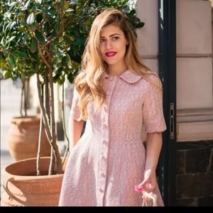 ISO Gal meets glam Clarissa tweed dress